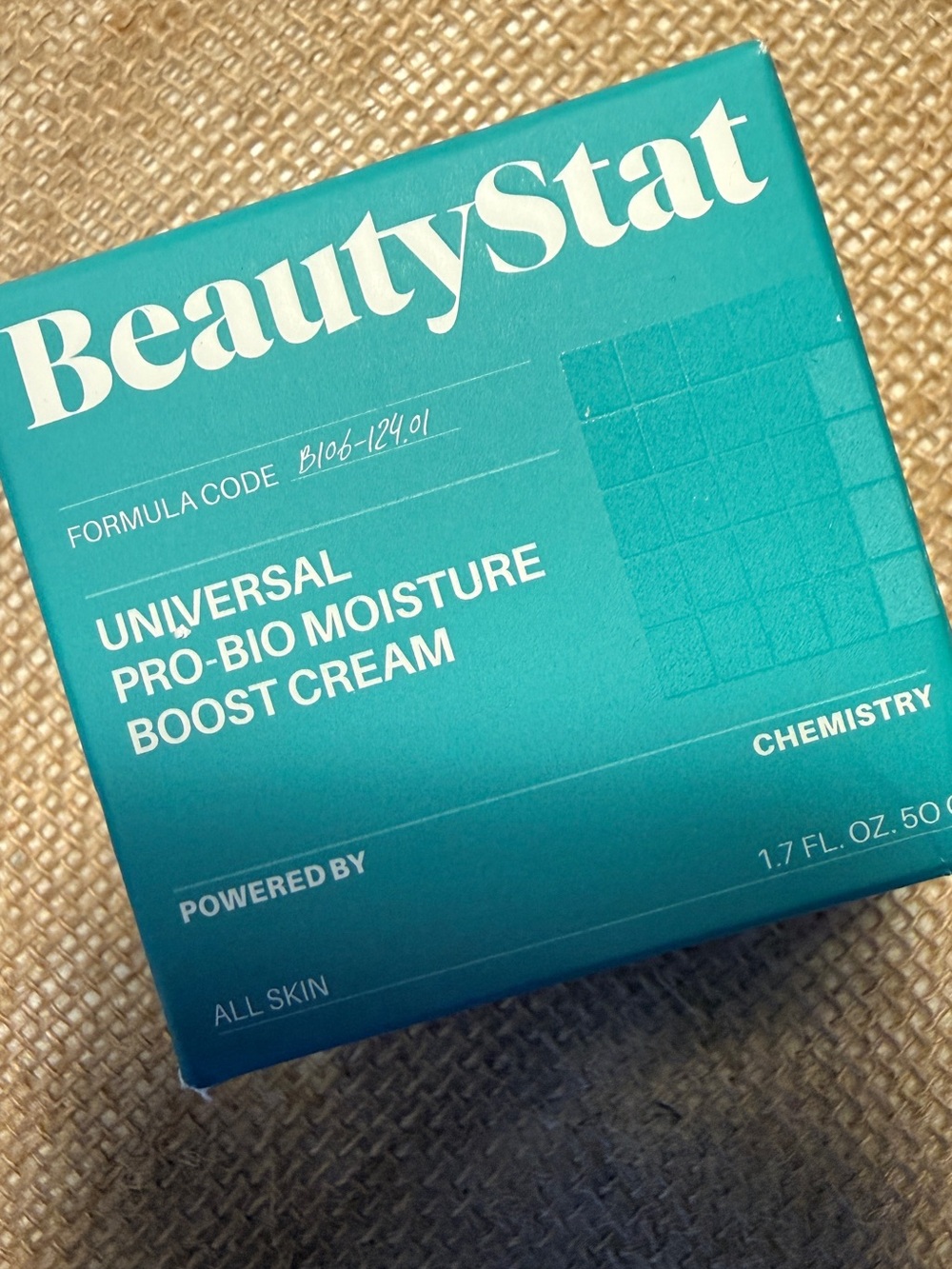 BeautyStat Teal Universal Pro-Bio Moisture Boost Cream